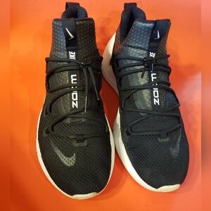 Nike Black and White Zoom Sneakers